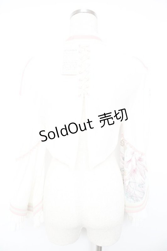 画像2: Ozz oneste / 流水羽衣天女シュラグ  白 Y-26-01-18-046-OO-TO-SZ-ZS (2)