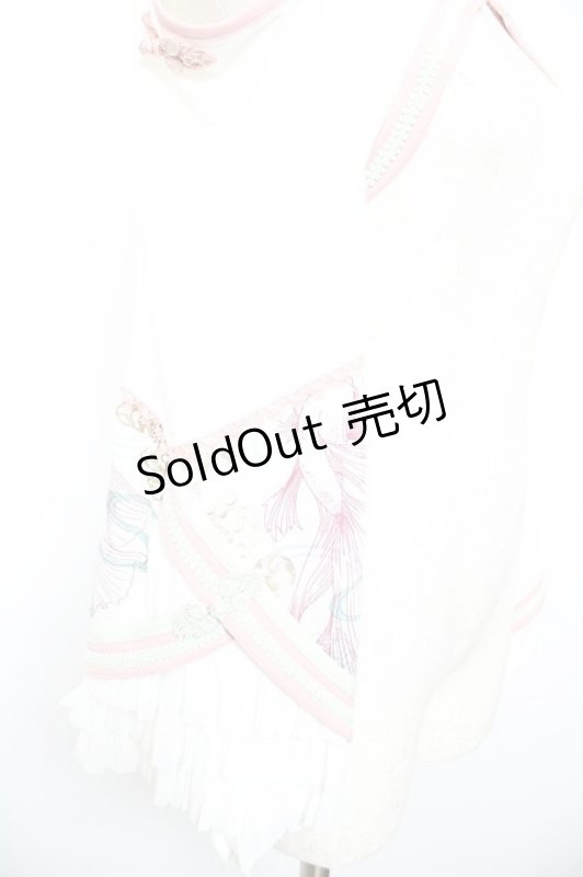 画像4: Ozz oneste / 流水羽衣天女シュラグ  白 Y-26-01-18-046-OO-TO-SZ-ZS (4)