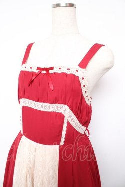 画像3: axes femme kawaii / ヴィンテージシフォンJスカート  赤 Y-26-01-18-053-AX-OP-SZ-ZY