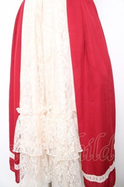 画像4: axes femme kawaii / ヴィンテージシフォンJスカート  赤 Y-26-01-18-053-AX-OP-SZ-ZY