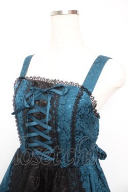 画像3: Chalmiere / クロスモチーフジャンスカ  グリーン Y-26-01-18-057-LO-OP-SZ-ZY