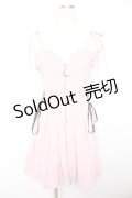 To Alice / フロントジップキャミワンピ  ピンク Y-26-01-18-062-LO-OP-SZ-ZY