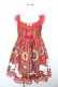 画像1: Doll Paradise / スロライプジャンパースカート  赤 Y-26-01-18-063-LO-OP-SZ-ZY (1)