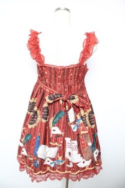 画像2: Doll Paradise / スロライプジャンパースカート  赤 Y-26-01-18-063-LO-OP-SZ-ZY