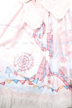画像4: Honey Peach Lolita / カーニバル柄ワンピース  ピンク Y-26-01-18-065-LO-OP-SZ-ZY