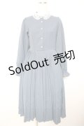 m petit by misako / AM*レースエリプリーツワンピース M 中青 Y-26-01-18-067-LO-OP-SZ-ZY