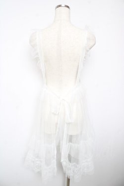 画像2: FLC / 星名桜子 hsチュールエプロンジャンスカ L 淡白 Y-26-01-18-068-LO-OP-SZ-ZY