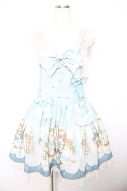 画像1: Angel’s Heart / My Toy House Sweet オーバーオール S サックス Y-26-01-18-070-LO-OP-SZ-ZY