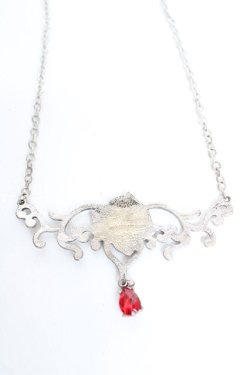 画像2: OZZ ANGELO / ローズネックレス  シルバー Y-26-01-18-001-OO-AC-SZ-ZY