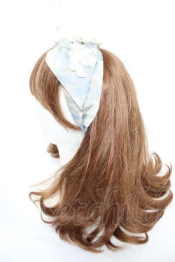 画像2: Hoshibako Works / ルーセントガーデン リボンレースカチューム  サックス×フラワー Y-26-01-18-011-LO-AC-SZ-ZY