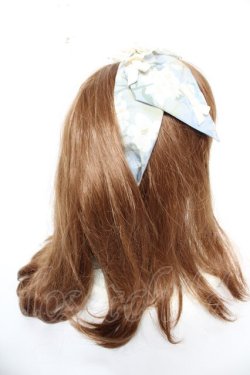 画像3: Hoshibako Works / ルーセントガーデン リボンレースカチューム  サックス×フラワー Y-26-01-18-011-LO-AC-SZ-ZY