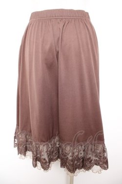 画像2: axes femme / ドットチュール使いペチスカート M 茶 Y-26-01-18-081-AX-SK-SZ-ZY