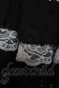 画像4: FRILL / 段フリルギャザースカート  黒 Y-26-01-18-085-HN-SK-SZ-ZY