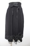 画像1: axes femme POETIQUE / バックフリルレースアップスカート M 黒 Y-26-01-18-089-AX-SK-SZ-ZS (1)