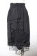 画像2: axes femme POETIQUE / バックフリルレースアップスカート M 黒 Y-26-01-18-089-AX-SK-SZ-ZY (2)
