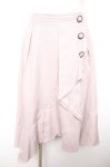 画像1: axes femme / 釦付ラッフルスカート M ピンク Y-26-01-18-092-AX-SK-SZ-ZS (1)