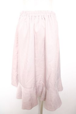 画像2: axes femme / 釦付ラッフルスカート M ピンク Y-26-01-18-092-AX-SK-SZ-ZY