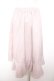 画像2: axes femme / 釦付ラッフルスカート M ピンク Y-26-01-18-092-AX-SK-SZ-ZY (2)