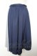 画像2: axes femme / フリル切替スカート M 紺 Y-26-01-18-095-AX-SK-SZ-ZY (2)