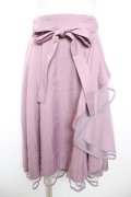 axes femme / パイピングチュールフリルスカート M ピンク Y-26-01-18-098-AX-SK-SZ-ZY