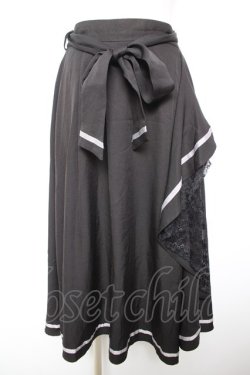 画像1: axes femme / ラッフルフリルスカート F 黒 Y-26-01-18-102-AX-SK-SZ-ZY