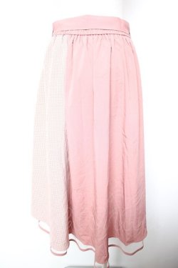 画像2: axes femme / パイピングチュールフリルスカート M ピンク Y-26-01-18-109-AX-SK-SZ-ZY