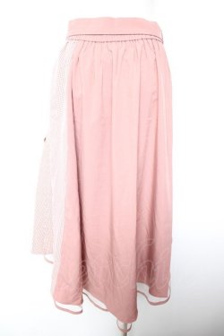 画像2: axes femme / パイピングチュールフリルスカート M ピンク Y-26-01-18-110-AX-SK-SZ-ZY