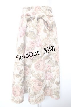 画像2: Kurumi Collaboration / TT*KRゴブランロングスカート LL 中薄橙 Y-26-01-18-111-LO-SK-SZ-ZY