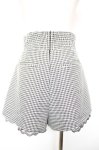 画像2: Bubbles / ハイウエストフリルパンツ S 白×黒 Y-26-01-18-113-CA-PA-SZ-ZS (2)