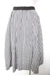 画像2: F i.n.t / ベルト切替ギンガムチェックタックスカート F 黒 Y-26-01-18-116-CA-SK-SZ-ZI (2)