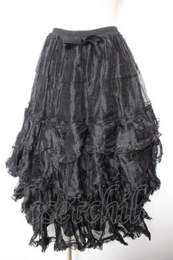 画像1: metamorphose / ロングパニエ  黒 Y-26-01-18-118-ME-SK-SZ-ZY