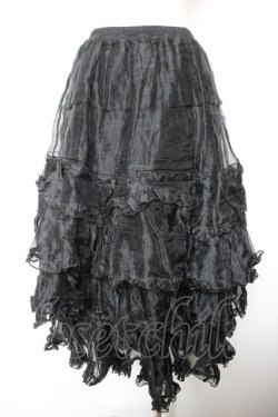 画像2: metamorphose / ロングパニエ  黒 Y-26-01-18-118-ME-SK-SZ-ZY