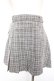 画像2: Bubbles / ベルト付きプリーツスカート S グレーチェック Y-26-01-18-120-CA-SK-SZ-ZY (2)