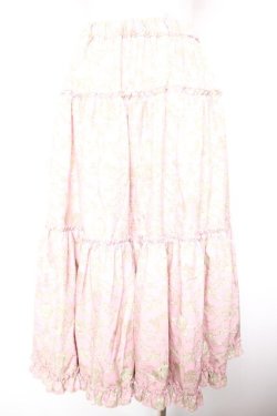 画像2: m petit by misako / NINA'Sギャザースカート M 中桃 Y-26-01-18-121-LO-SK-SZ-ZY