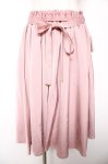 画像1: F&A / サテンギャザースカート F ピンク Y-26-01-18-124-LO-SK-SZ-ZI (1)