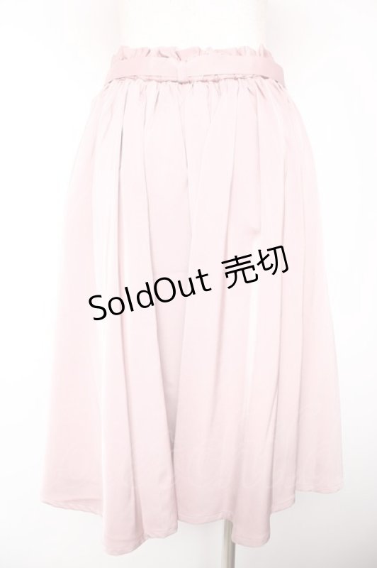 画像2: F&A / サテンギャザースカート F ピンク Y-26-01-18-124-LO-SK-SZ-ZI (2)