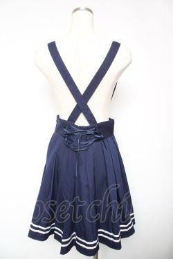 画像2: Amavel / プリーツマリンスカパン  ネイビー Y-26-01-18-125-CA-PA-SZ-ZY