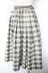 画像2: F i.n.t / ベルト付きサマーチェックタックスカート F グリーン Y-26-01-18-127-CA-SK-SZ-ZY (2)