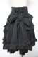 画像2: Chalmiere / ストライプフリルスカート M 黒 Y-26-01-18-129-LO-SK-SZ-ZY (2)