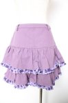 画像2: To Alice / デニムフリルスカート  パープル Y-26-01-18-134-LO-SK-SZ-ZI (2)