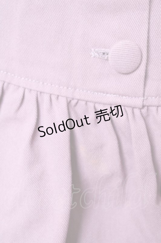 画像3: To Alice / デニムフリルスカート  パープル Y-26-01-18-134-LO-SK-SZ-ZI (3)