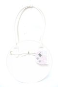 ｍ petit by misako / AMサークルリボントートバッグ  中白 Y-26-01-18-016-LO-BG-SZ-ZY