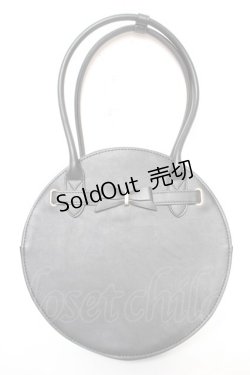 画像1: ｍ petit by misako / AMサークルリボントートバッグ  中黒 Y-26-01-18-017-LO-BG-SZ-ZY