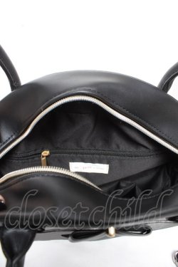 画像3: ｍ petit by misako / AMサークルリボントートバッグ  中黒 Y-26-01-18-017-LO-BG-SZ-ZY