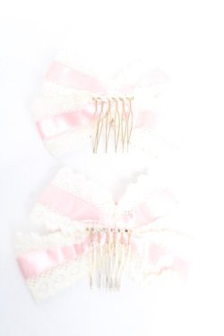 画像2: LOLITA / ローズリボンコーム  ピンク Y-26-01-18-002-LO-ZA-SZ-ZY