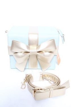 画像1: F i.n.t / 多重リボンプレゼントBOXバッグ F ミント Y-26-01-18-020-CA-BG-SZ-ZY