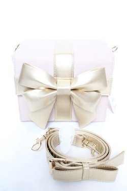 画像1: F i.n.t / 多重リボンプレゼントBOXバッグ F ライトピンク Y-26-01-18-021-CA-BG-SZ-ZY