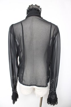 画像2: BABY, THE STARS SHINE BRIGHT / Quintetブラウス  黒 Y-26-01-18-024-BA-BL-SZ-ZY