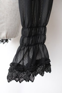 画像4: BABY, THE STARS SHINE BRIGHT / Quintetブラウス  黒 Y-26-01-18-024-BA-BL-SZ-ZY