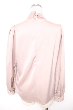 画像2: an another angelus / カットワーク刺繍スタンドカラーブラウス F ピンク Y-26-01-18-025-CA-BL-SZ-ZY